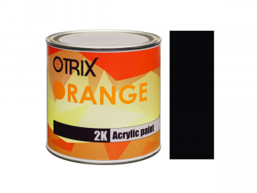 Автоэмаль Акриловая 820 Orange для Бампера Черная, 750мл